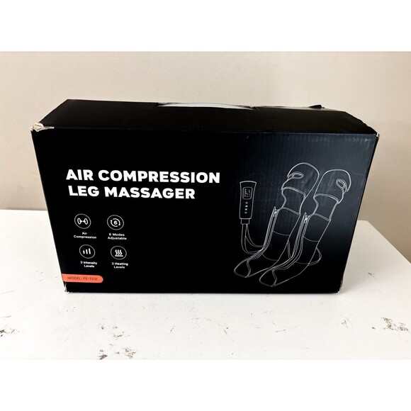 Leg Massger w Heat Compression Foot Calf Thigh Massage 3 Heat 6 Massage Settings - Picture 3 of 16